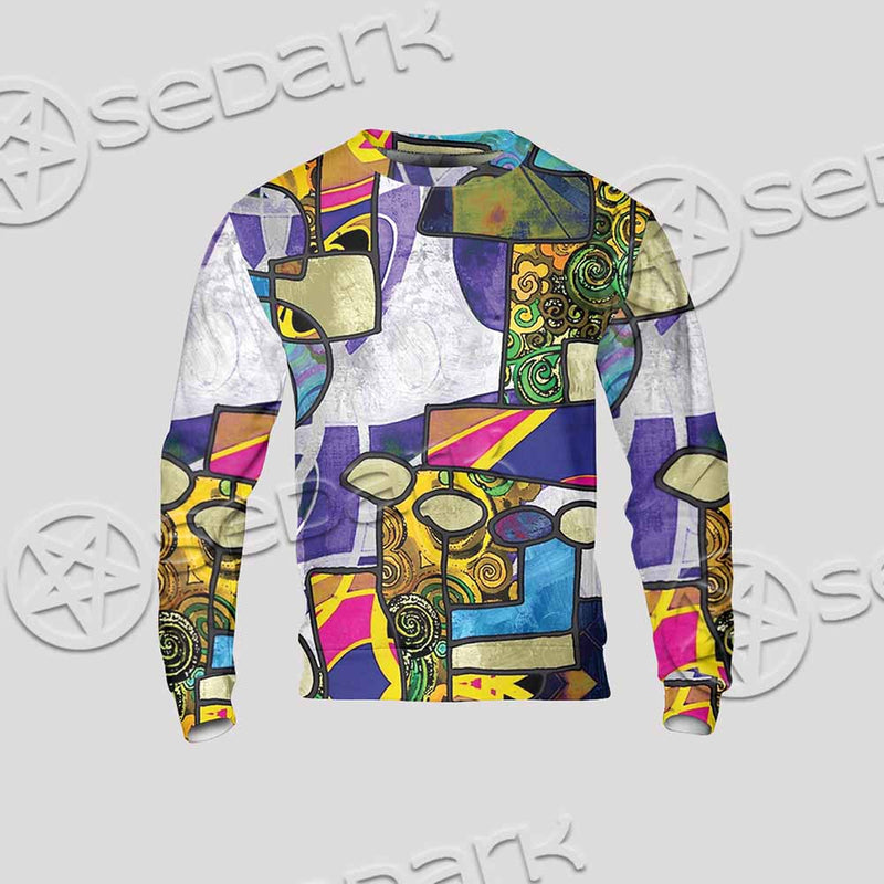 Abstract Psychedelic Fractal SED-1114 Unisex Sweatshirt