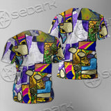 Abstract Psychedelic Fractal SED-1114 Unisex T-shirt