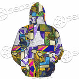 Abstract Psychedelic Fractal SED-1114 Hoodie & Zip Hoodie