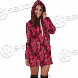 Psychedelic Purple Tie Dye Swirl SED-1116 Hoodie Dress