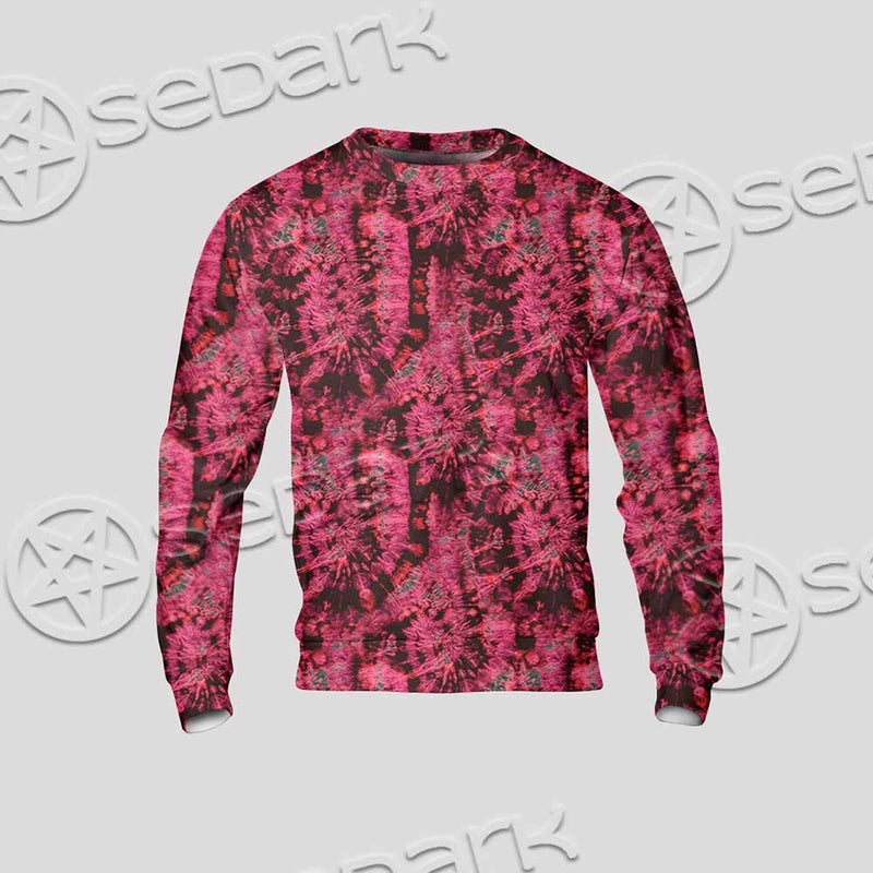 Psychedelic Purple Tie Dye Swirl SED-1116 Unisex Sweatshirt