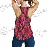 Psychedelic Purple Tie Dye Swirl SED-1116 Women Tank Top