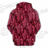 Psychedelic Purple Tie Dye Swirl SED-1116 Hoodie & Zip Hoodie Raglan