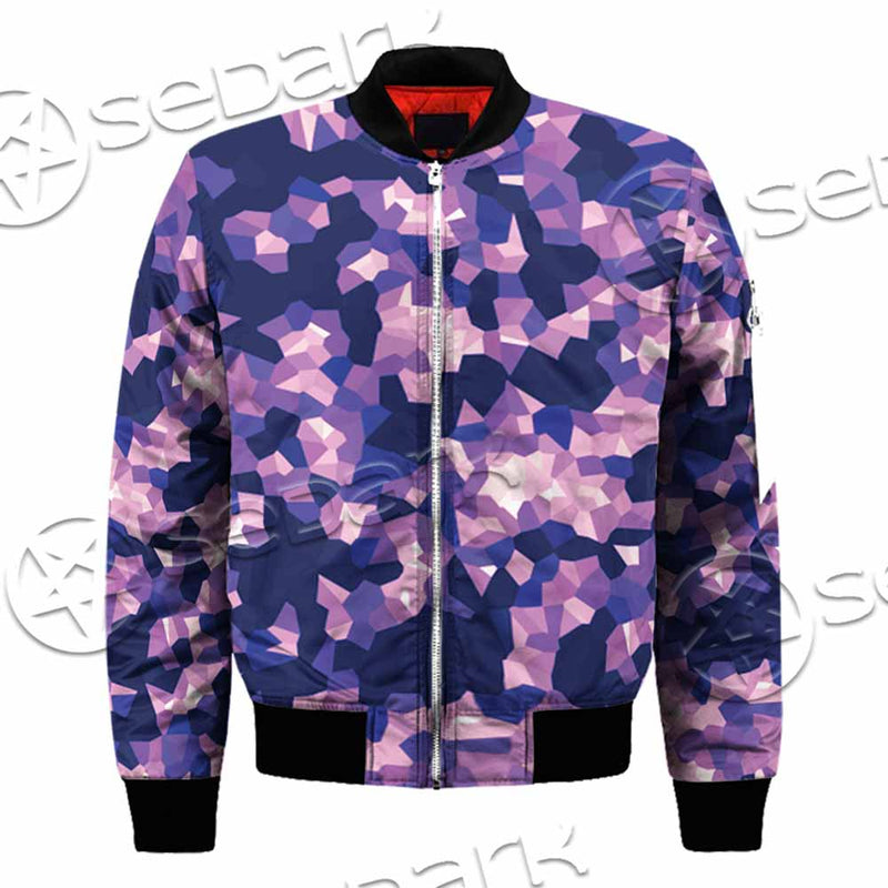 Purple And Pink Camo Organic Abstract Pattern SED-1117 Jacket