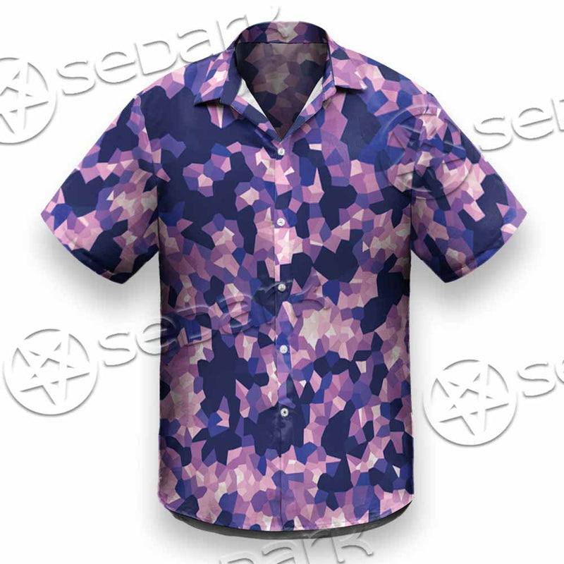 Purple And Pink Camo Organic Abstract Pattern SED-1117 Shirt Allover