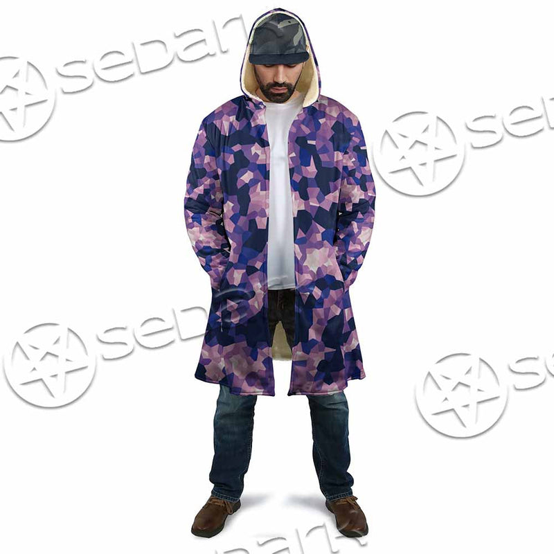 Purple And Pink Camo Organic Abstract Pattern SED-1117 Cloak