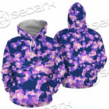 Purple And Pink Camo Organic Abstract Pattern SED-1117 Hoodie & Zip Hoodie