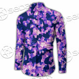 Purple And Pink Camo Organic Abstract Pattern SED-1117 Shirt Allover
