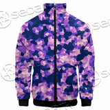 Purple And Pink Camo Organic Abstract Pattern SED-1117 Jacket