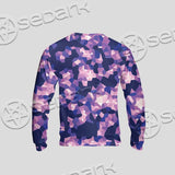 Purple And Pink Camo Organic Abstract Pattern SED-1117 Unisex Sweatshirt