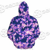 Purple And Pink Camo Organic Abstract Pattern SED-1117 Hoodie & Zip Hoodie