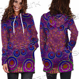 Aboriginal Art SED-1118 Hoodie Dress