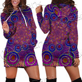 Aboriginal Art SED-1118 Hoodie Dress
