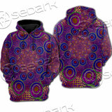 Aboriginal Art SED-1118 Hoodie & Zip Hoodie Raglan