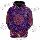 Aboriginal Art SED-1118 Hoodie & Zip Hoodie Raglan