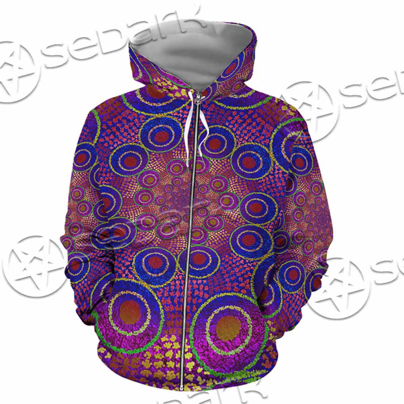 Aboriginal Art SED-1118 Hoodie & Zip Hoodie