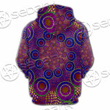 Aboriginal Art SED-1118 Hoodie & Zip Hoodie Raglan