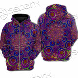 Aboriginal Art SED-1118 Hoodie & Zip Hoodie Raglan