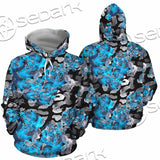 Watercolor Roses, Peony And Leaves Seamless Pattern SED-1119 Hoodie & Zip Hoodie