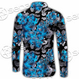 Watercolor Roses, Peony And Leaves Seamless Pattern SED-1119 Shirt Allover