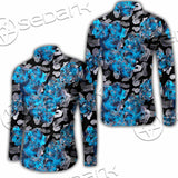 Watercolor Roses, Peony And Leaves Seamless Pattern SED-1119 Shirt Allover