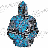 Watercolor Roses, Peony And Leaves Seamless Pattern SED-1119 Hoodie & Zip Hoodie