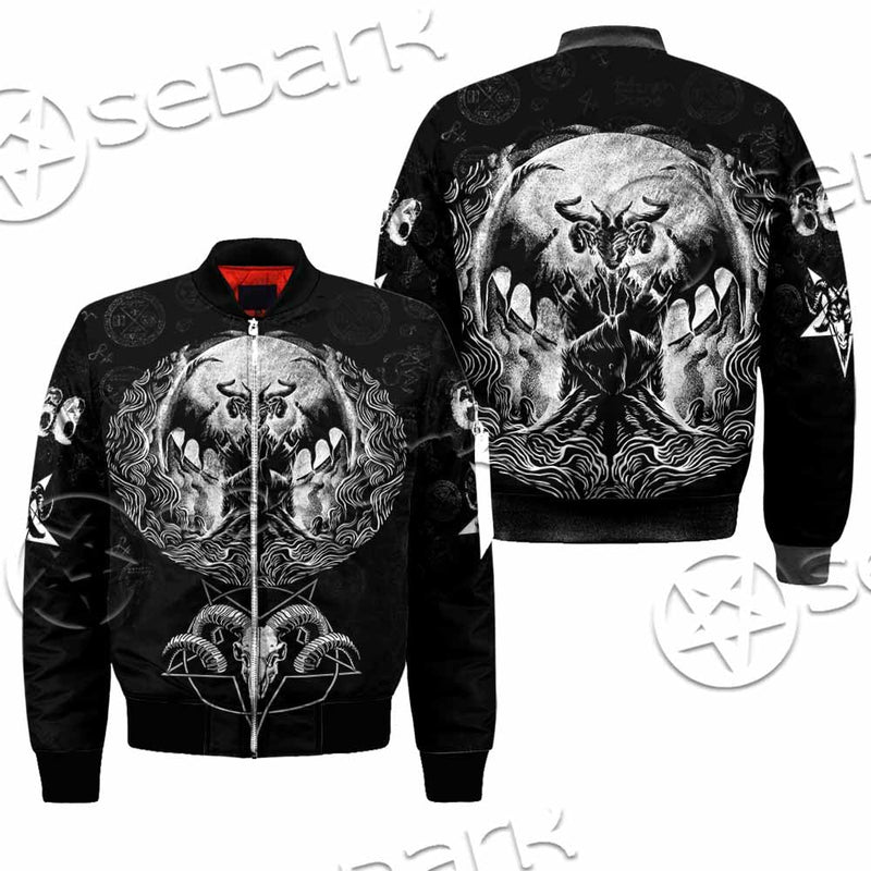 Baphomet Goat Head Hand Drawn SED-1120 Jacket
