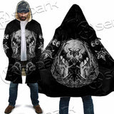 Baphomet Goat Head Hand Drawn SED-1120 Cloak