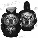 Baphomet Goat Head Hand Drawn SED-1120 Hoodie & Zip Hoodie
