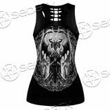 Baphomet Goat Head Hand Drawn SED-1120 Women Tank Top