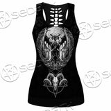Baphomet Goat Head Hand Drawn SED-1120 Women Tank Top
