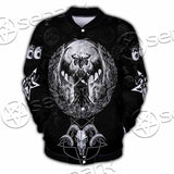 Baphomet Goat Head Hand Drawn SED-1120 Button Jacket