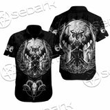 Baphomet Goat Head Hand Drawn SED-1120 Shirt Allover