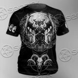 Baphomet Goat Head Hand Drawn SED-1120 Unisex T-shirt