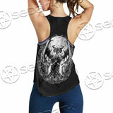 Baphomet Goat Head Hand Drawn SED-1120 Women Tank Top