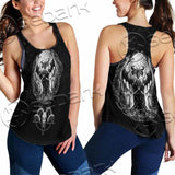 Baphomet Goat Head Hand Drawn SED-1120 Women Tank Top
