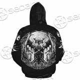 Baphomet Goat Head Hand Drawn SED-1120 Hoodie & Zip Hoodie