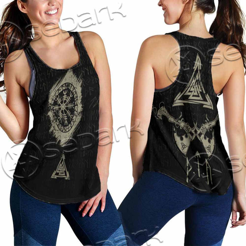 Viking Celtic Sacral Symbol. SED-1121 Women Tank Top