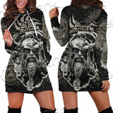 Norse Mythology SED-1126 Hoodie Dress