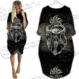 Norse Mythology SED-1126 Batwing Pocket Dress