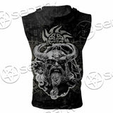 Norse Mythology SED-1126 Zip Sleeveless Hoodie