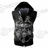 Norse Mythology SED-1126 Zip Sleeveless Hoodie