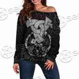 Triple Horn Of Odin SED-1127 Off Shoulder Sweaters