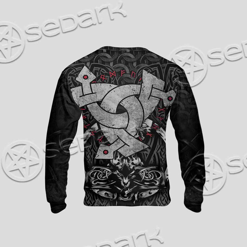 Triple Horn Of Odin SED-1127 Unisex Sweatshirt