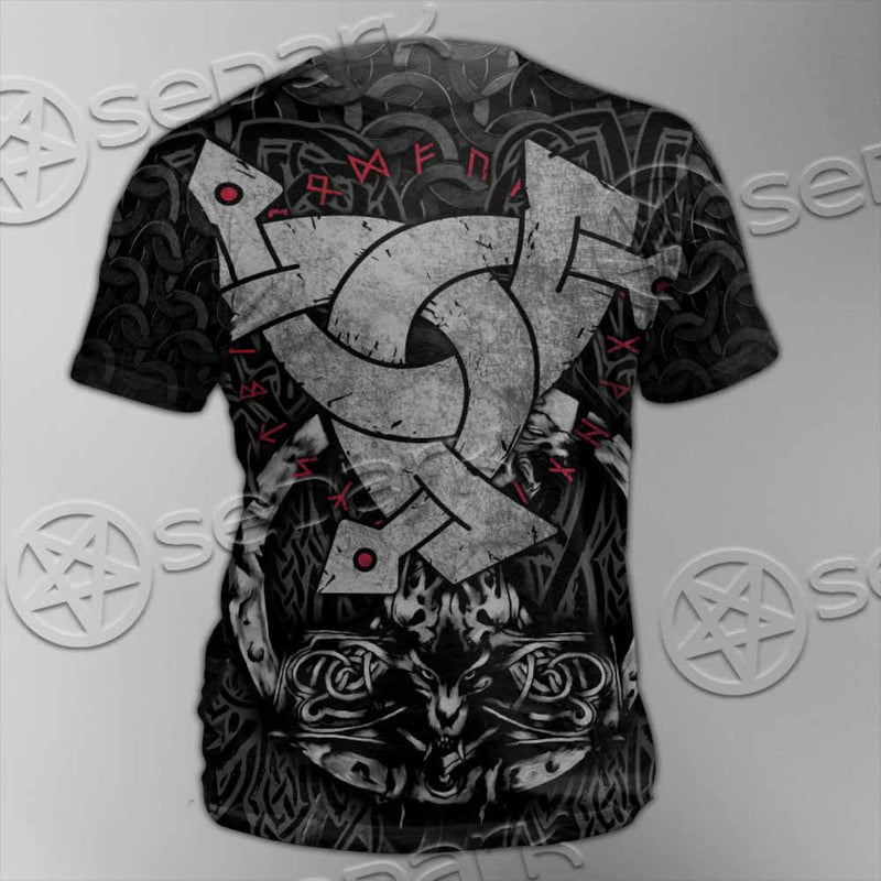 Triple Horn Of Odin SED-1127 Unisex T-shirt