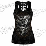 Nordic Rune Viking Odin Mjolnir SED-1129 Women Tank Top