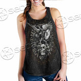 Nordic Rune Viking Odin Mjolnir SED-1129 Women Tank Top