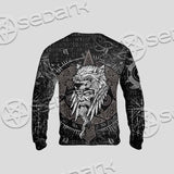 Odin Viking Warrior On A Runic SED-1130 Unisex Sweatshirt