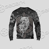 Odin Viking Warrior On A Runic SED-1130 Unisex Sweatshirt