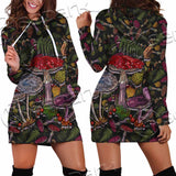 Gothic Woodland Mushroom SED-1131 Hoodie Dress